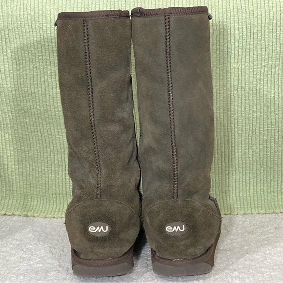 EMU Australia Womens Brown Bronte Hi Suede Wool-Lined Warm Winter Boots Size 7M - Picture 4 of 9